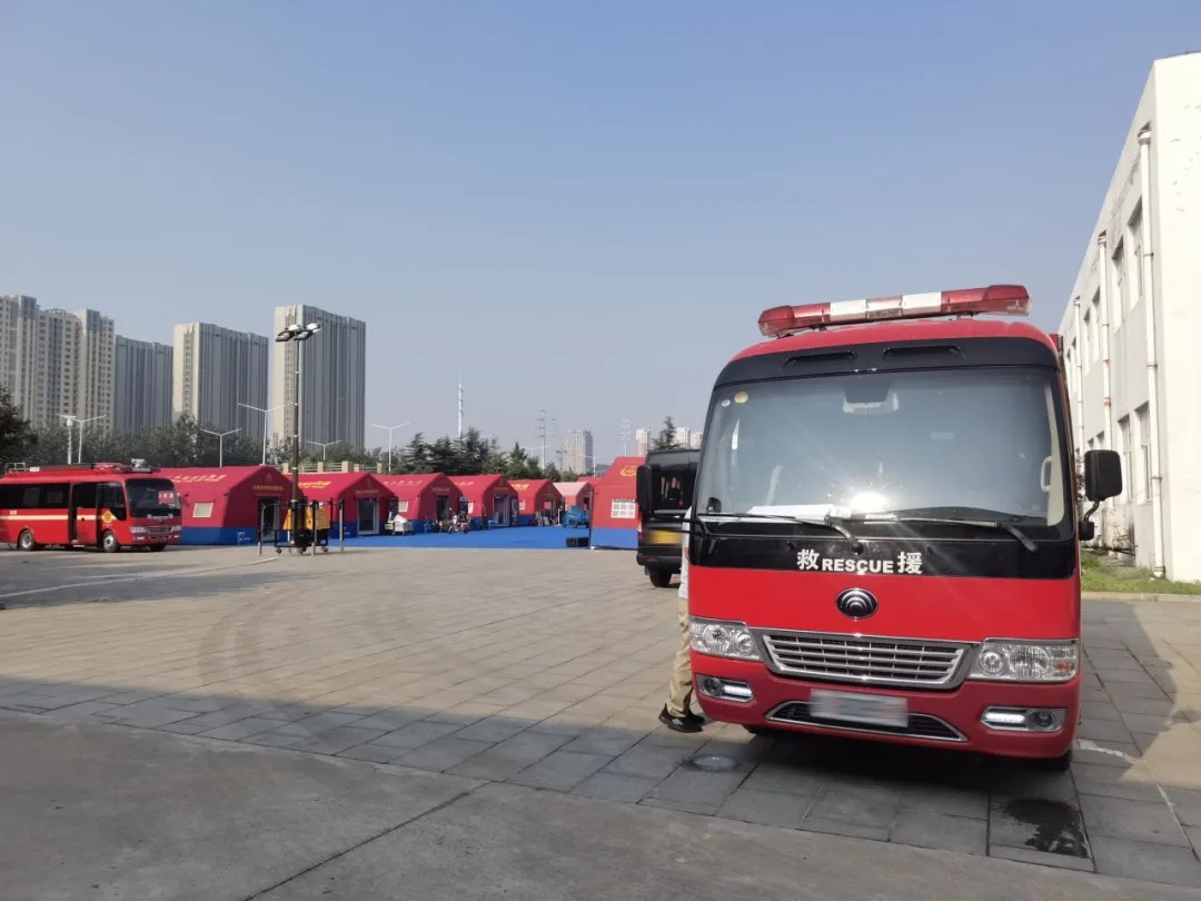 专业支撑专业，乐天堂官网勘察消防车参演2024年度山东全省消防监督岗位演练活动！