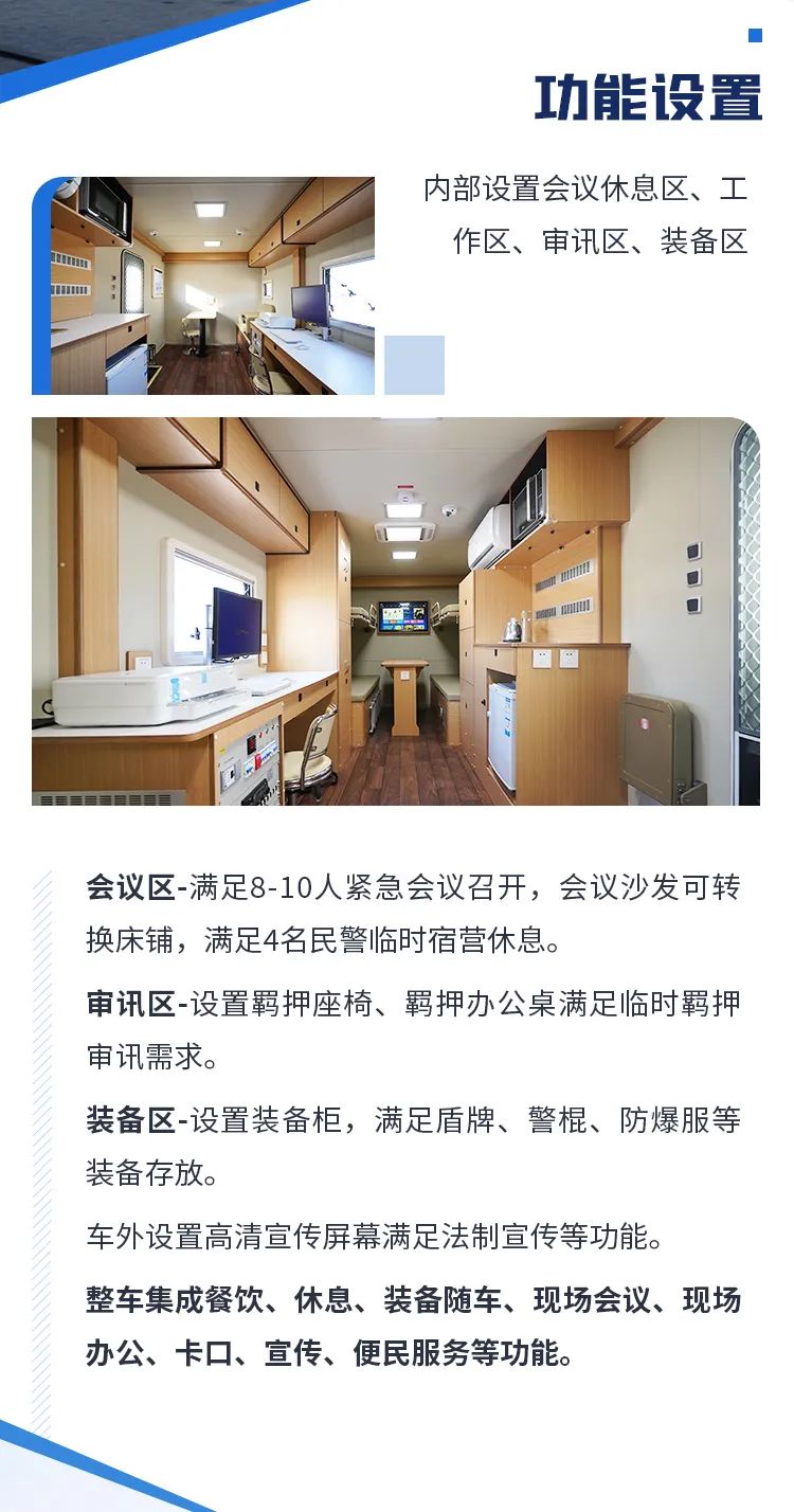 乐天堂官网机动化警务方舱，助力警务保障新模式